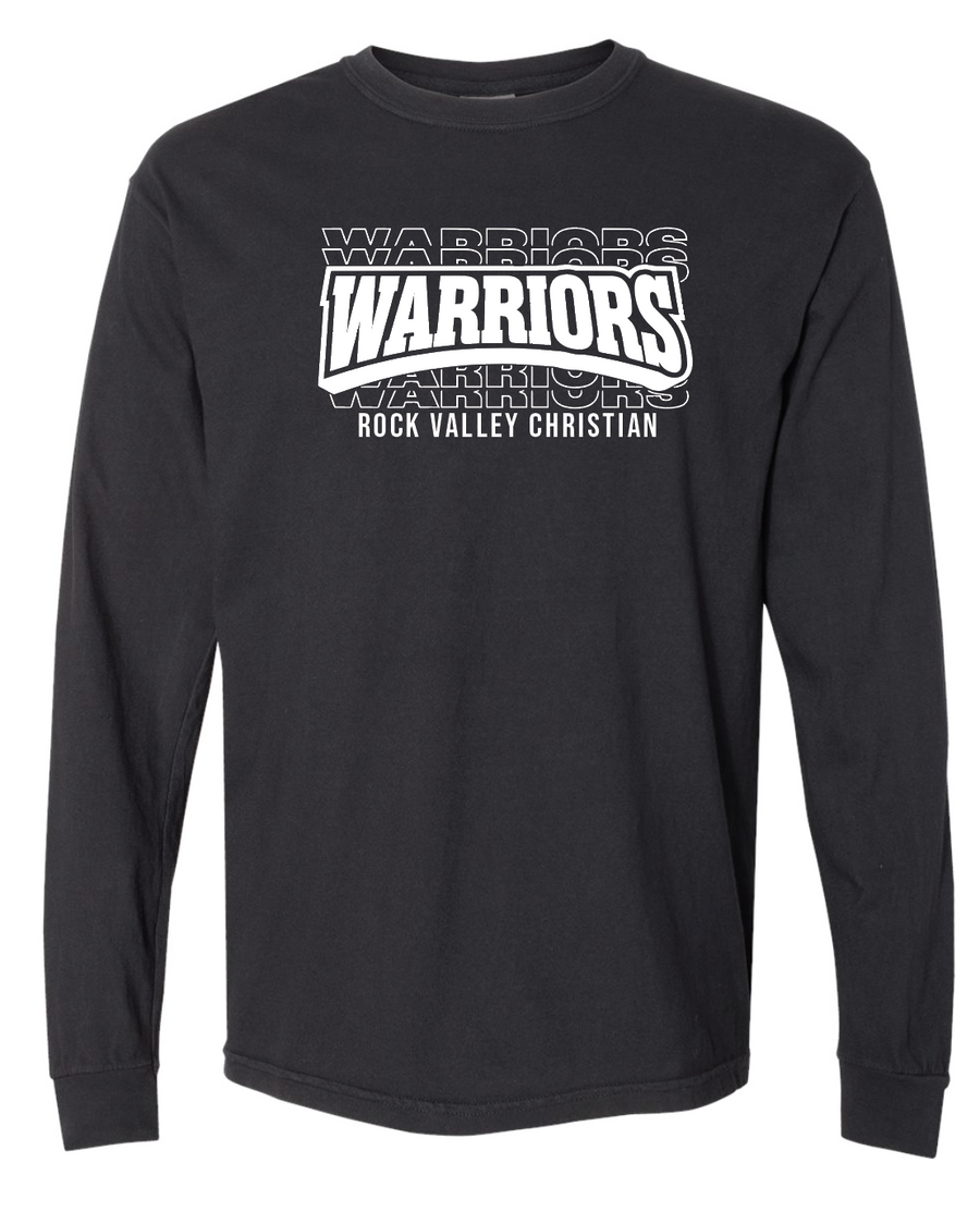 WARRIORS Adult Comfort Colors Long Sleeve Tshirt | RVFALL