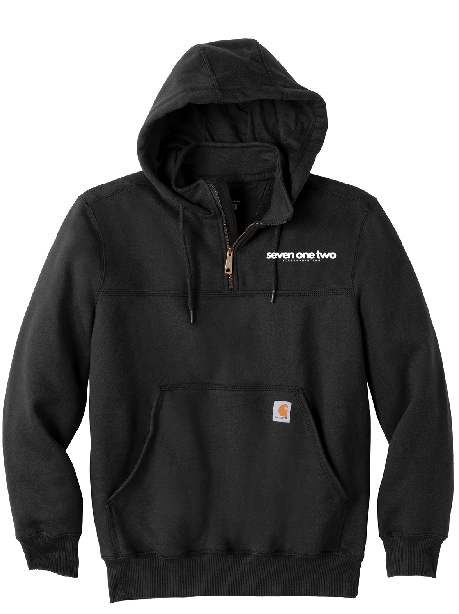 SEVEN ONE TWO LC CARHARTT HOODED MOCK NECK 1/4 ZIP (ADULT) | 712