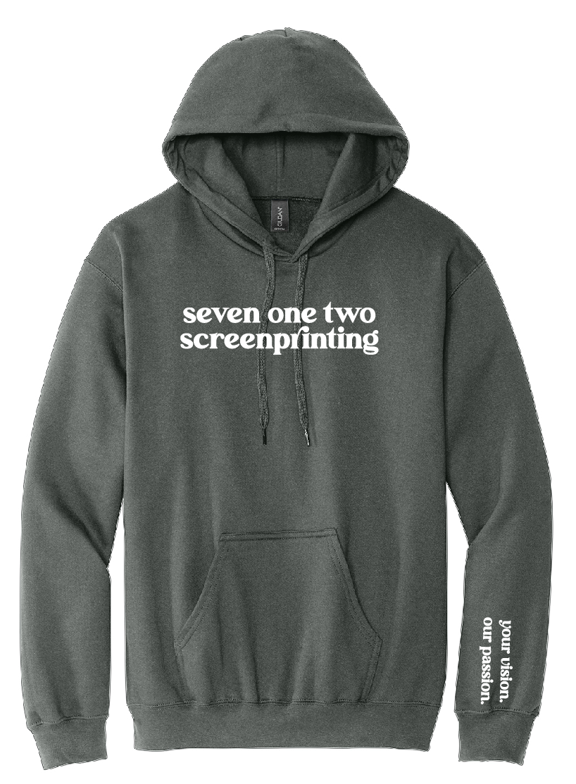 SEVEN ONE TWO GILDAN SOFTSTYLE MIDWEIGHT HOODIE | 712