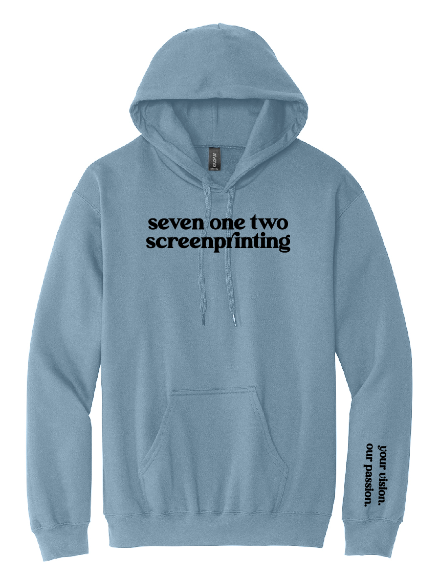 SEVEN ONE TWO GILDAN SOFTSTYLE MIDWEIGHT HOODIE | 712