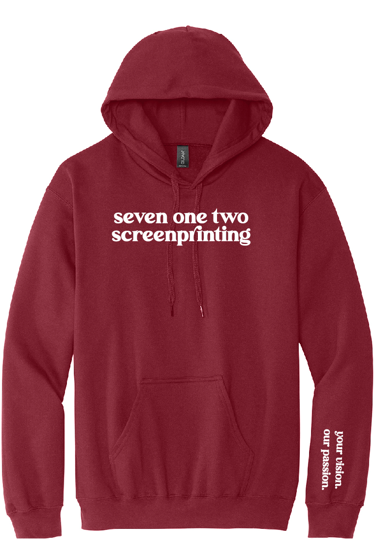 SEVEN ONE TWO GILDAN SOFTSTYLE MIDWEIGHT HOODIE | 712