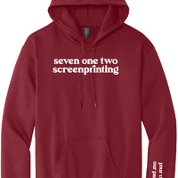 SEVEN ONE TWO GILDAN SOFTSTYLE MIDWEIGHT HOODIE | 712