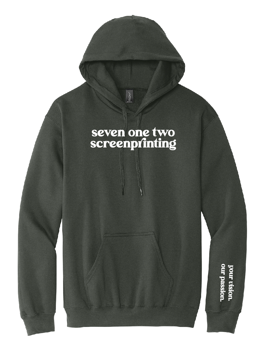 SEVEN ONE TWO GILDAN SOFTSTYLE MIDWEIGHT HOODIE | 712