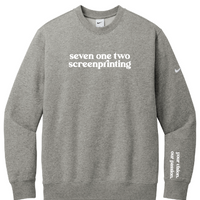 SEVEN ONE TWO NIKE CLUB CREWNECK (ADULT) | 712
