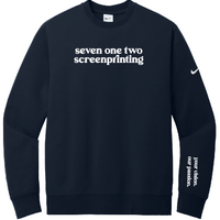 SEVEN ONE TWO NIKE CLUB CREWNECK (ADULT) | 712