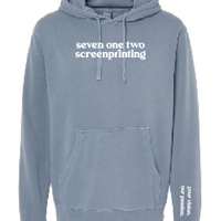 SEVEN ONE TWO INDEPENDENT PIGMENT HOODIE (ADULT) | 712
