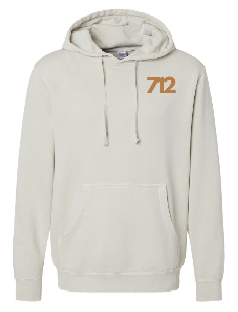 712 INDEPENDENT PIGMENT HOODIE (ADULT) | 712