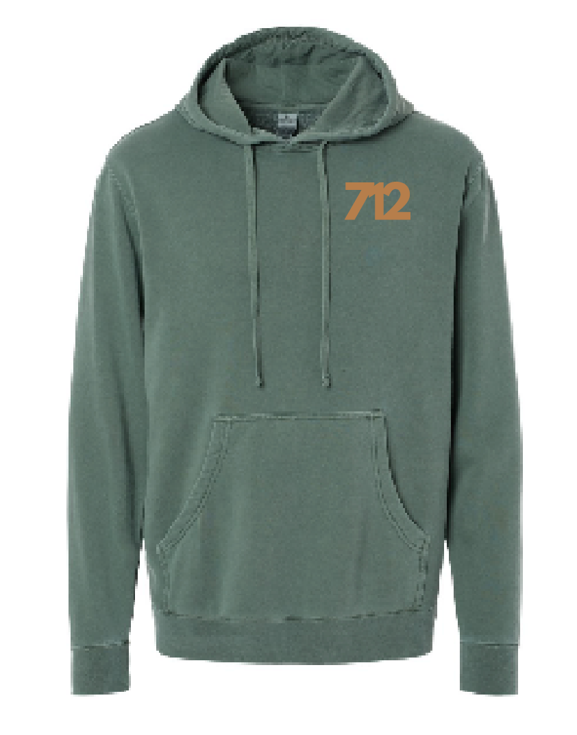 712 INDEPENDENT PIGMENT HOODIE (ADULT) | 712