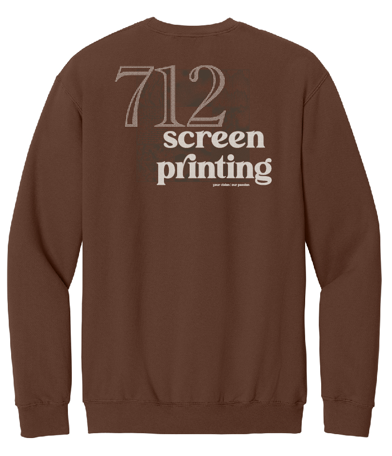 ABSTRACT SEVEN ONE TWO GILDAN SOFTSTYLE MIDWEIGHT CREWNECK | 712