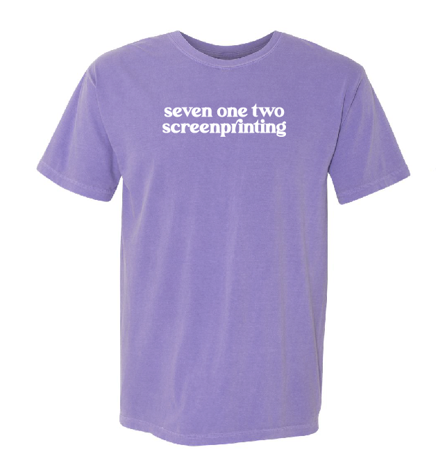 SEVEN ONE TWO COMFORT COLORS T-SHIRT (ADULT) | 712
