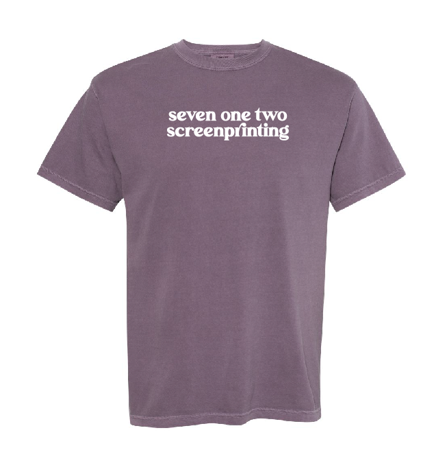 SEVEN ONE TWO COMFORT COLORS T-SHIRT (ADULT) | 712