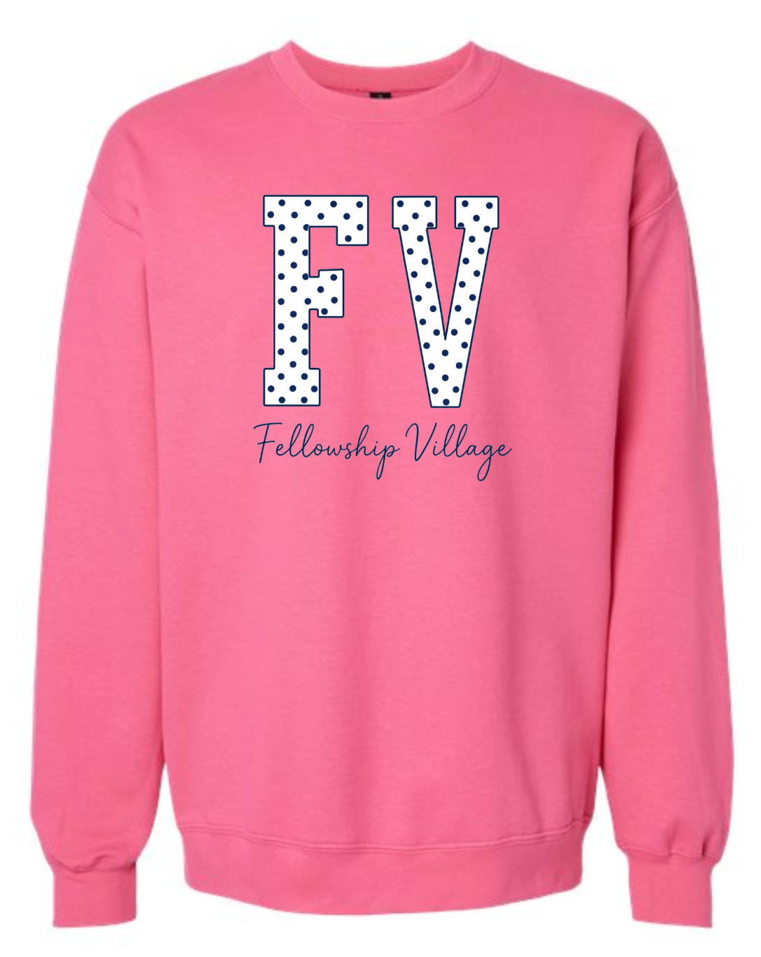 POLKA DOT FV GILDAN MIDWEIGHT CREWNECK | FV26