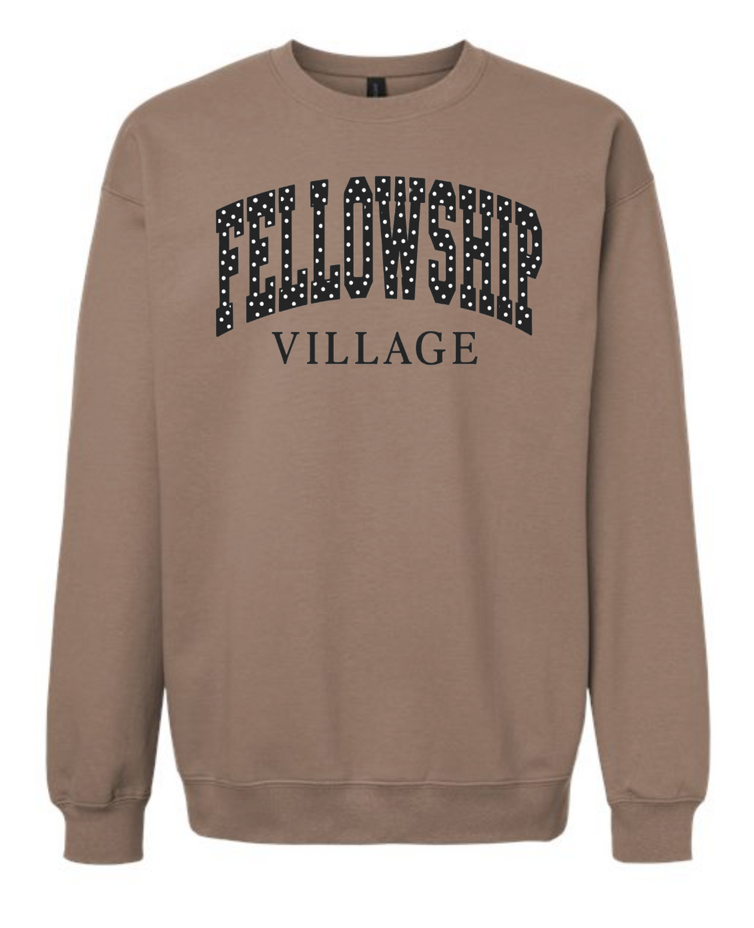 DOT FELLOWSHIP VILLAGE GILDAN MIDWEIGHT CREWNECK | FV26