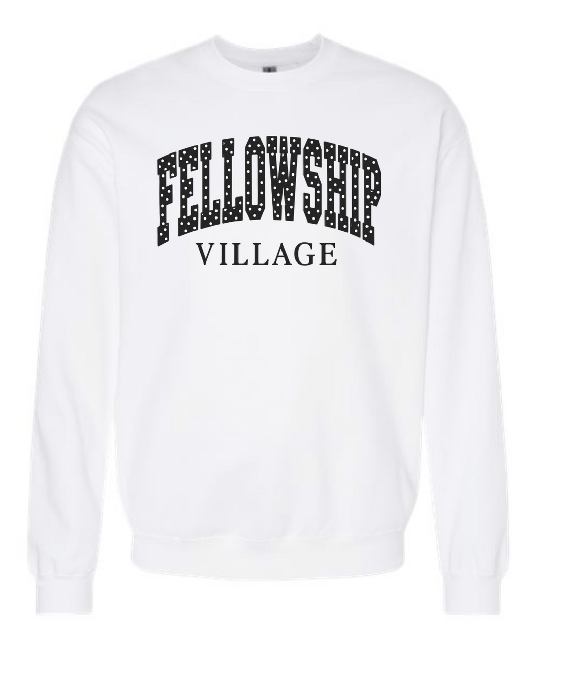 DOT FELLOWSHIP VILLAGE GILDAN MIDWEIGHT CREWNECK | FV26