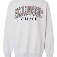 FLORAL FELLOWSHIP VILLAGE GILDAN MIDWEIGHT CREWNECK | FV26
