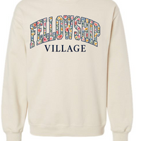 FLORAL FELLOWSHIP VILLAGE GILDAN MIDWEIGHT CREWNECK | FV26