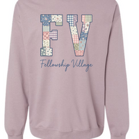 PATCHWORK FV GILDAN MIDWEIGHT CREWNECK | FV26