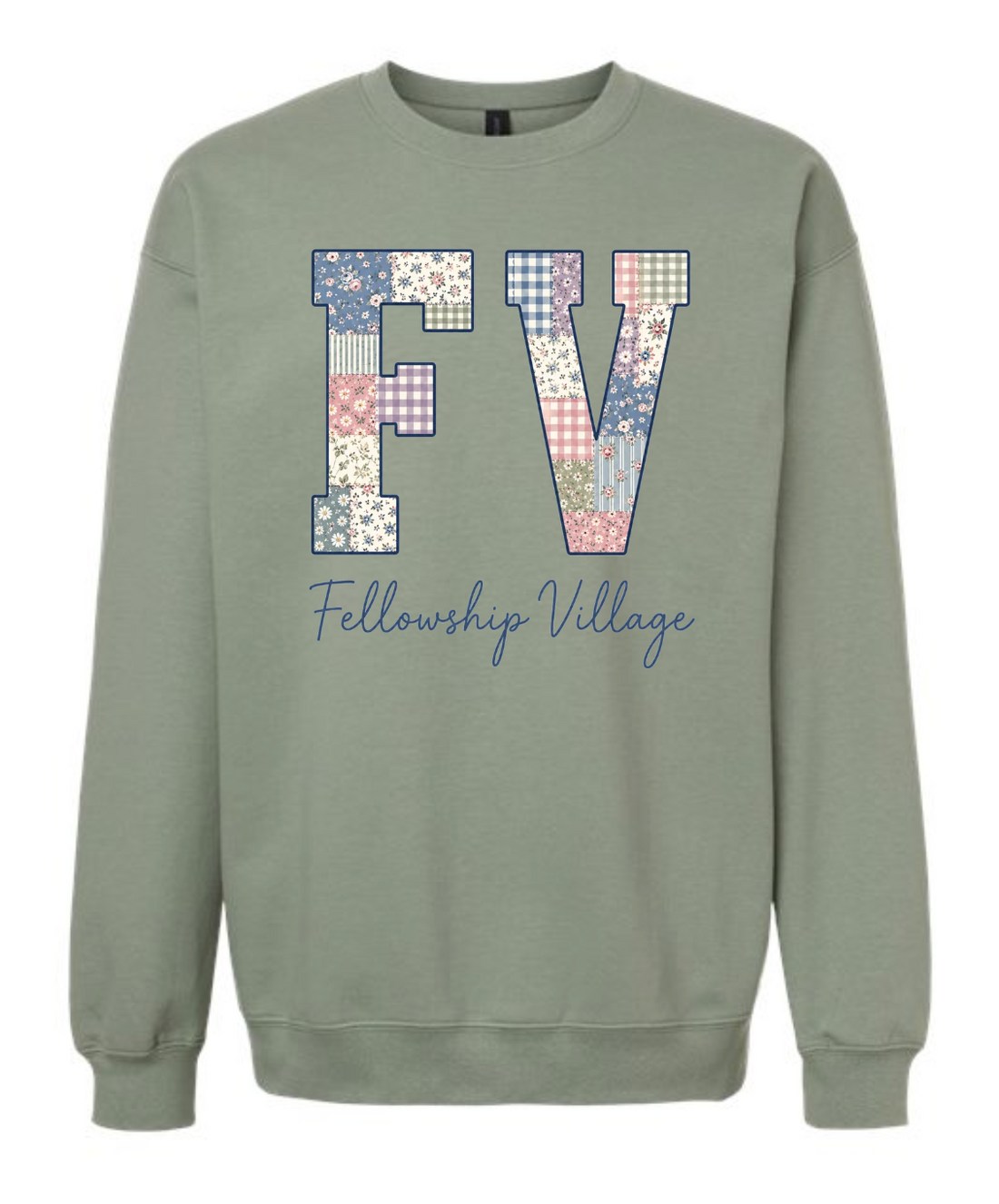 PATCHWORK FV GILDAN MIDWEIGHT CREWNECK | FV26