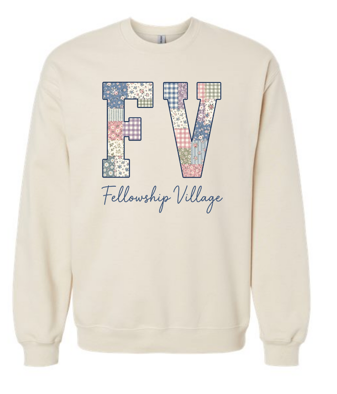 PATCHWORK FV GILDAN MIDWEIGHT CREWNECK | FV26