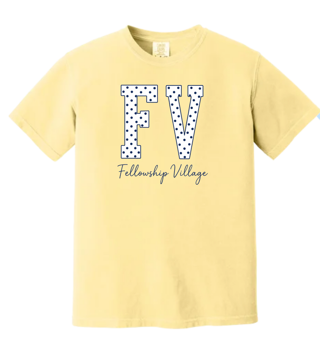POLKA DOT FV COMFORT COLORS SHORT OR LONG SLEEVE | FV26