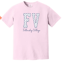 POLKA DOT FV COMFORT COLORS SHORT OR LONG SLEEVE | FV26