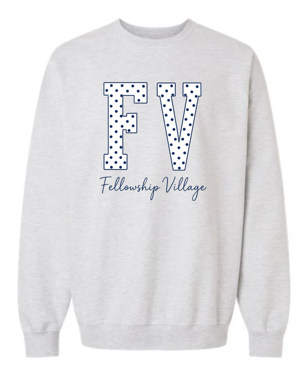 POLKA DOT FV GILDAN MIDWEIGHT CREWNECK | FV26