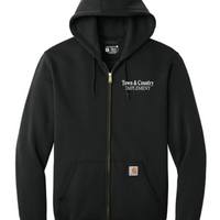 TOWN & COUNTRY CARHARTT MIDWEIGHT FULL ZIP HOODIE (ADULT) | TCIMP