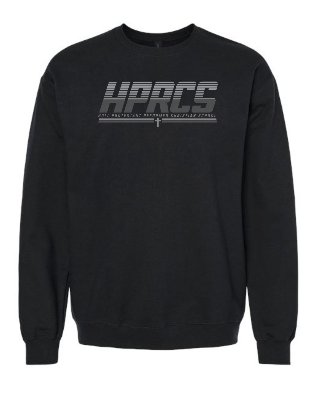 RETRO STRIPE YOUTH/ADULT GILDAN MIDWEIGHT CREWNECK | HPRCS26