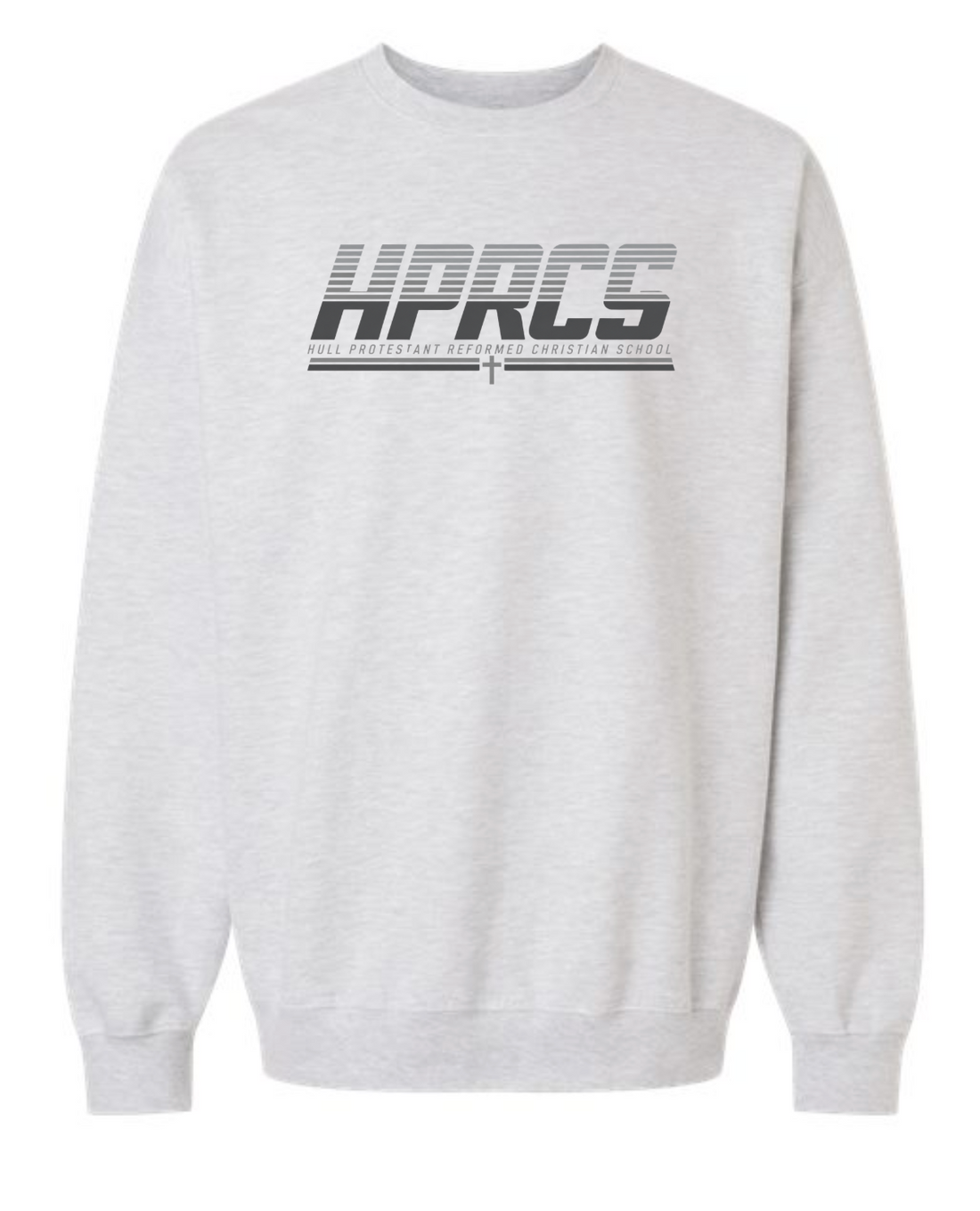 RETRO STRIPE YOUTH/ADULT GILDAN MIDWEIGHT CREWNECK | HPRCS26