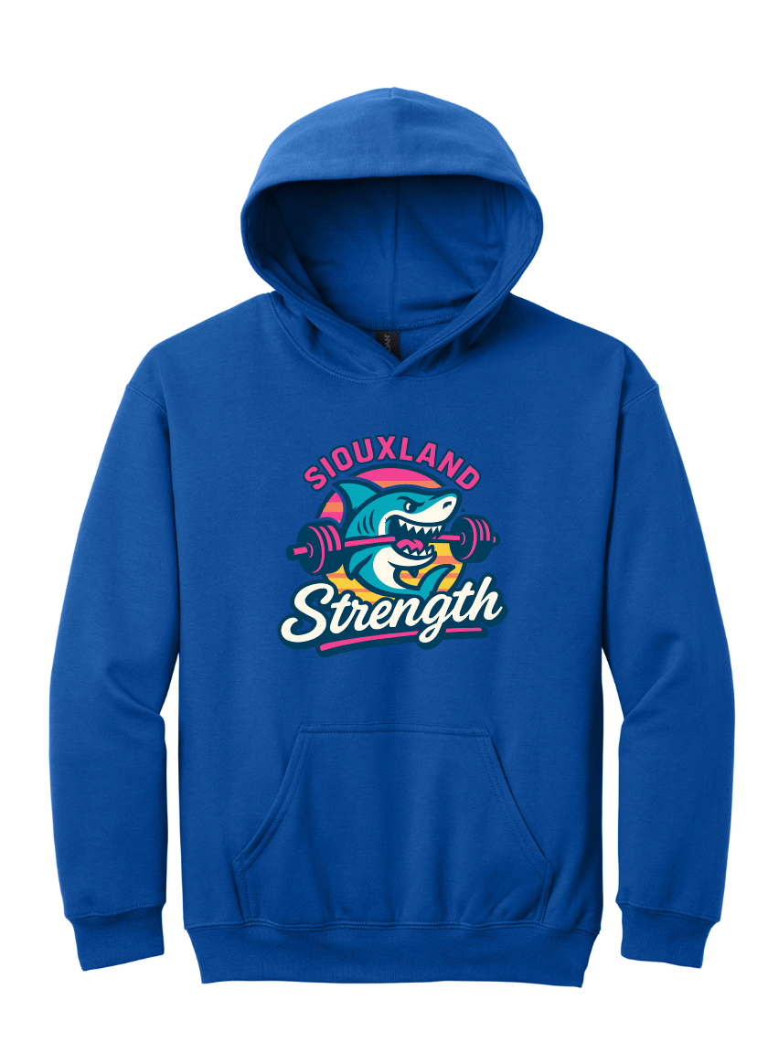 SHARK ADULT/YOUTH SOFTSTYLE MIDWEIGHT HOODED SWEATSHIRT | SHARK26