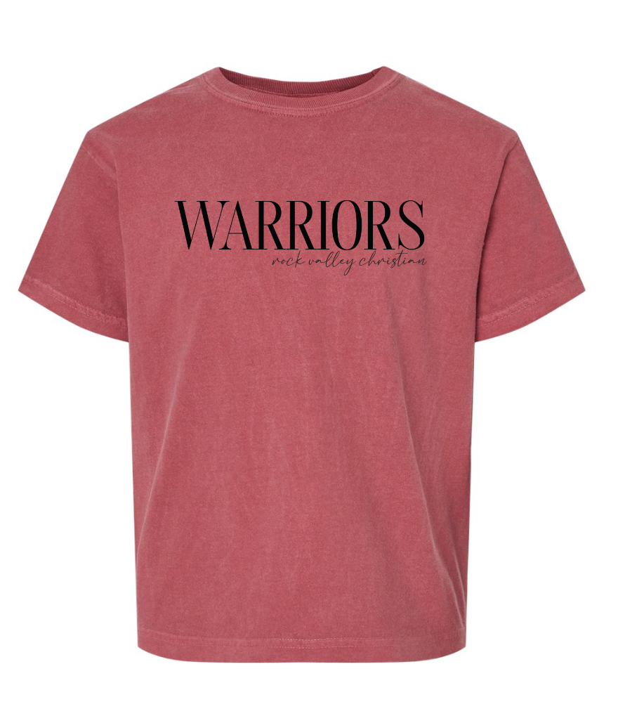 Warriors COMFORT COLORS Short Sleeve (YOUTH) | RV25