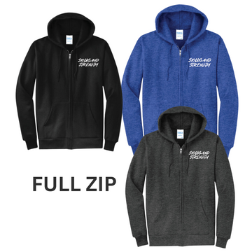 Port & Company® Core Fleece Full-Zip Hooded Sweatshirt SS23