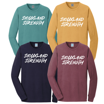 Port & Company® Beach Wash® Garment-Dyed Long Sleeve Tee SS23