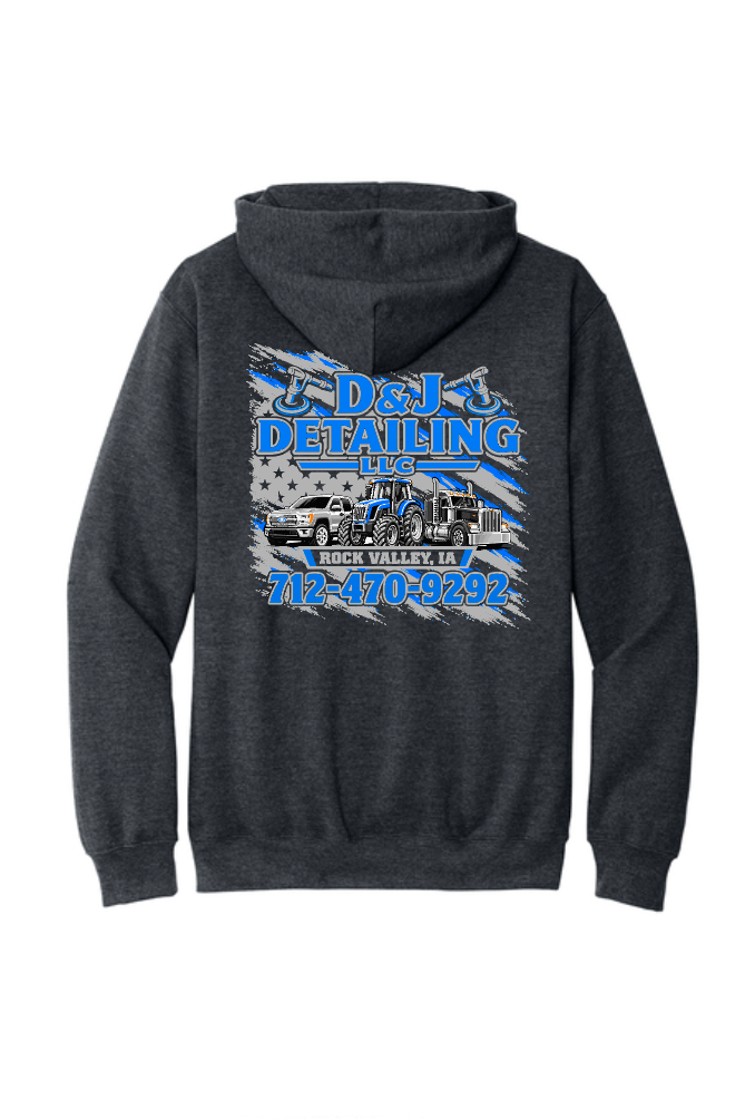 D & J DETAILING ADULT GILDAN SOFTSTYLE MIDWEIGHT HOODIE | DJ2026
