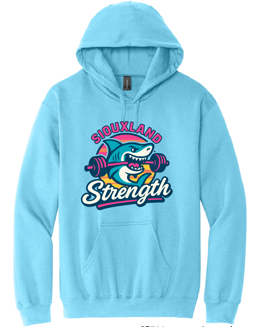 SHARK ADULT/YOUTH SOFTSTYLE MIDWEIGHT HOODED SWEATSHIRT | SHARK26