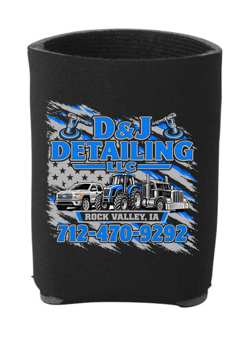 D & J DETAILING CLASSIC CAN COOLER | DJ2026
