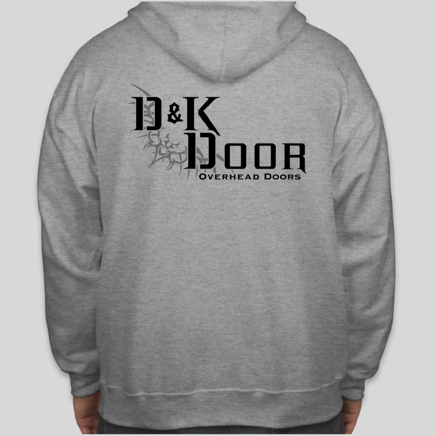 D&K DOOR Gildan Hooded Sweatshirt (Royal, Sport Grey, White)