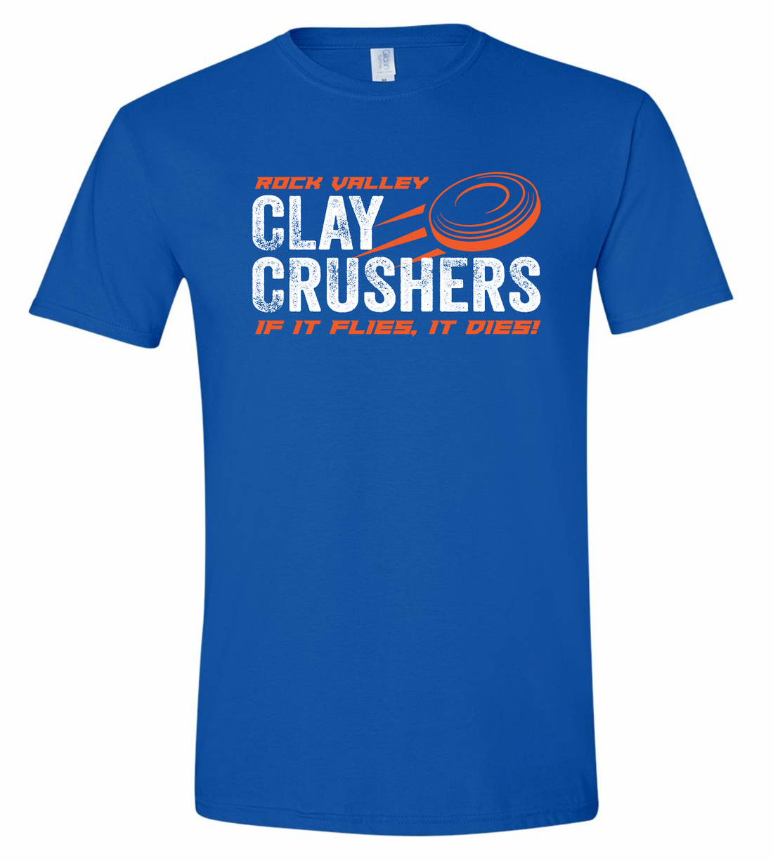 Gildan Softstyle T-Shirt ROYAL - Clay Crushers