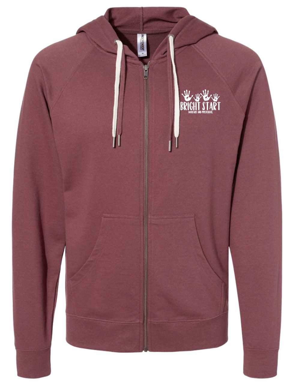 INDEPENDENT TRADING CO. LIGHTWEIGHT FULL-ZIP HOODED SWEATSHIRT - BRIGHT START