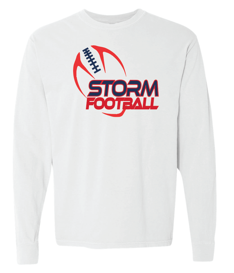 Storm Football | Adult Comfort Colors Long Sleeve | STORMFB23