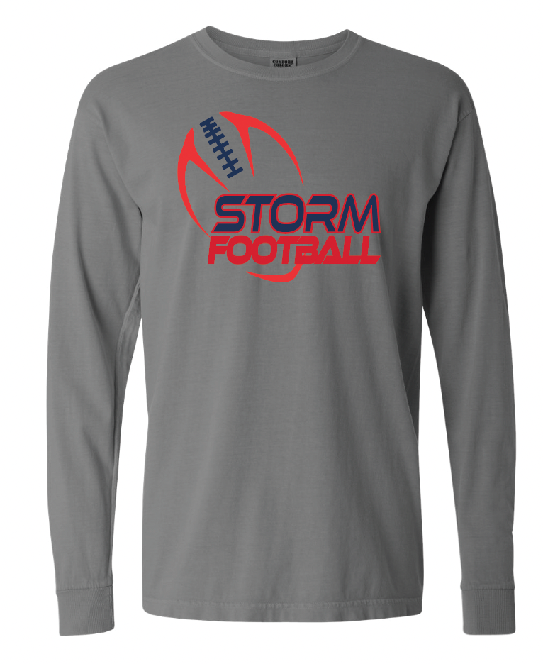 Storm Football | Adult Comfort Colors Long Sleeve | STORMFB23