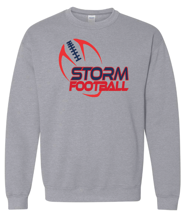 Storm Football | Youth & Adult Gildan Crewneck Sweatshirt | STORMFB23