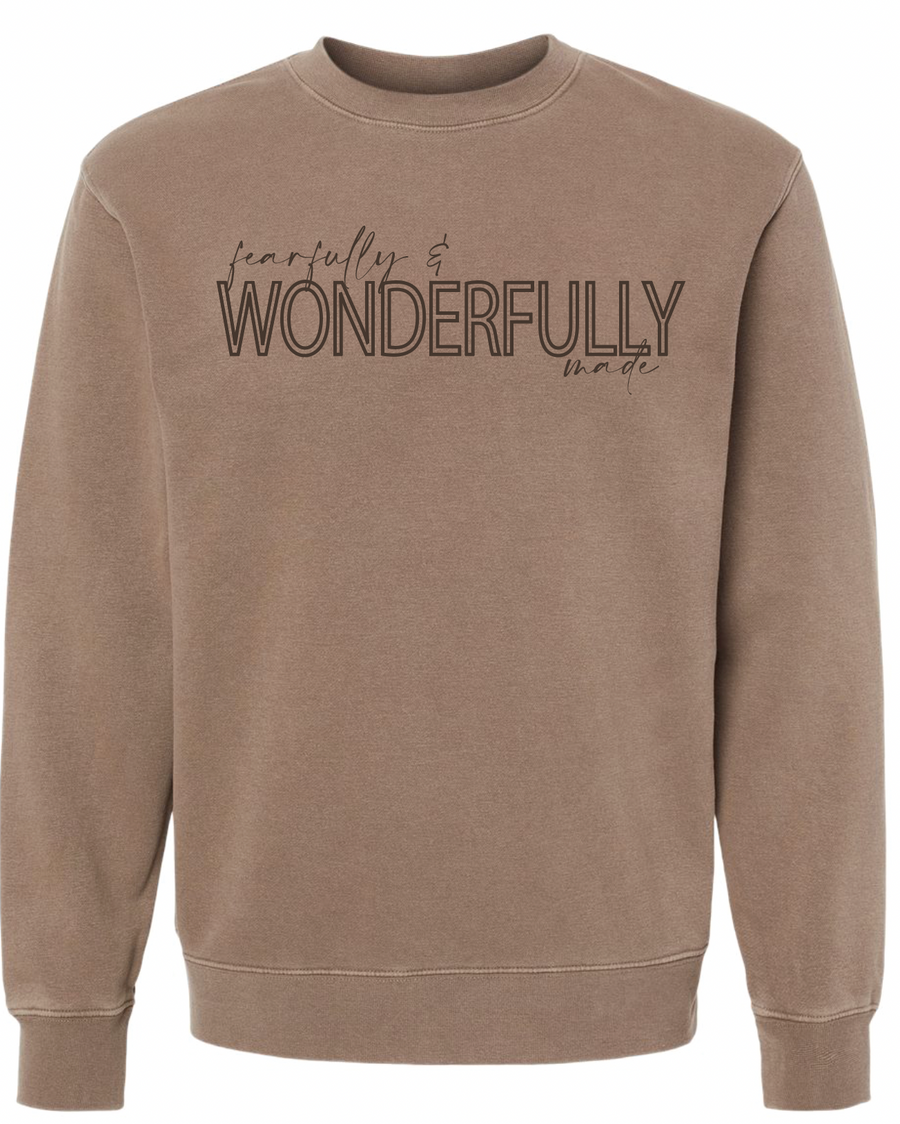 Fearfully & Wonderfully Embroidered INDEPENDENT crewneck | BFXMAS