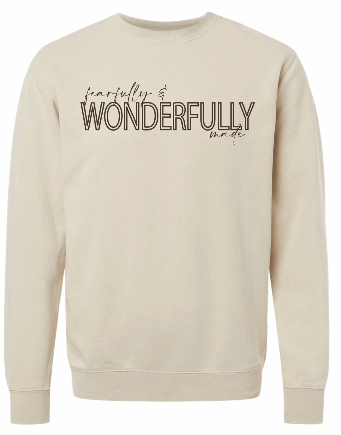 Fearfully & Wonderfully Embroidered INDEPENDENT crewneck | BFXMAS
