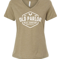 Old Parlor BELLA + CANVAS Women's Relaxed V-Neck Short Sleeve (WOMENS) | OLPC